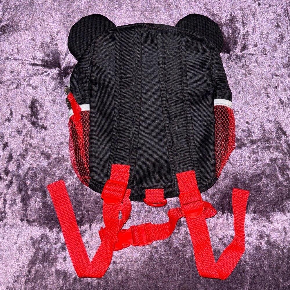 Disney Mickey Mouse Backpack - Black, Red, and Cream - Picture 3 of 8